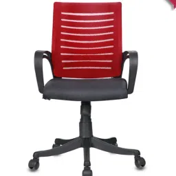 Adiko Systems Red & Black Superb Mesh Chair-53