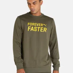 Puma Grape Leaf Regular Fit Printed Sweatshirt-image-1