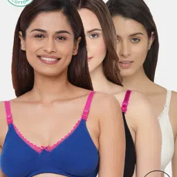 Inner Sense Multicolor Full Coverage Maternity Bra - Pack of 3-picture-48