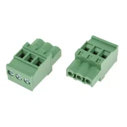 RS PRO 3 Way Pluggable Terminal Block 5 mm Pitch Screw Termination, 8745001-17