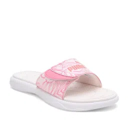 Puma Women's Royalcat Softride Frosty Pink Slides image 2