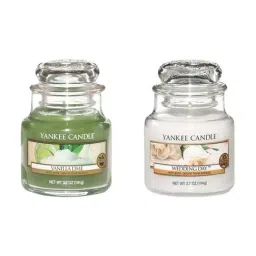 Yankee Candle 2-Piece Vanilla Lime and Wedding Day Classic Jar Scented Candle Set-picture-6