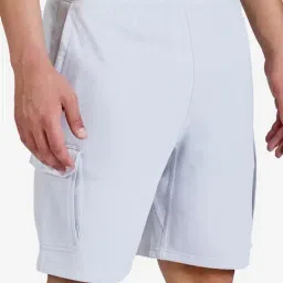 DOMYOS By Decathlon Men Pearl Grey Regular Fit Shorts-image-86