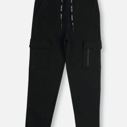 Pepe Jeans Kids Black Solid Joggers-image-37