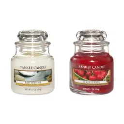 Yankee Candle 2-Piece Baby Powder and Black Cherry Classic Jar Scented Candle Set-picture-10