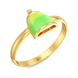 Joyalukkas 22k Yellow Gold Little Bell Designer Kid's Ring-image-58