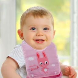 Baby Moo Kids Pink Printed Bib Set-picture-46