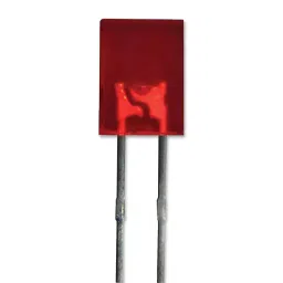 KINGBRIGHT LED, 2X5 mm, Super-Red, 4Mcd, 617Nm, L-113IDT (Pack of 5)-24