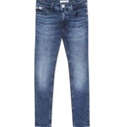 Calvin Klein Jeans Girls Blue Cotton Washed Jeans-image-41