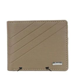 Baggit Seth Gary Beige PU Textured Bi-Fold Wallet-image-82
