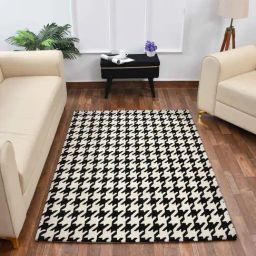 Presto Black & White Polyester Carpet-32