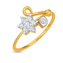 Kisna Diamond & Gold Jewellery Lixue 18k (750) Diamond & Gold Ring For Women-image-31