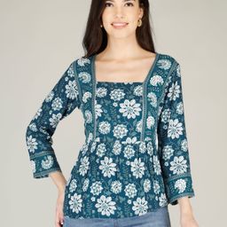 AJ ART Women Floral Printed Floral Kurta-image-54
