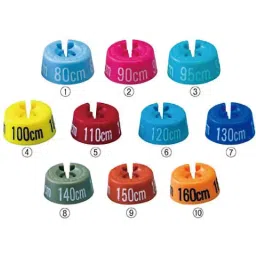 AS ONE Hanger Size Marker for Baby Clothing Φ2×H9 mm Made Of Polypropylene (Set of 10)-16