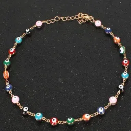 OOMPH Evil Eye Good Luck Multi Beads Choker Necklace for Women-image-75