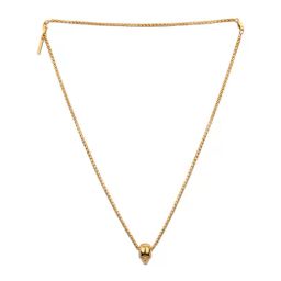 Police Gold-Plated Rock Rebel Tribal Edge Necklace for Men-25