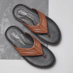 Florsheim Men's FLORISH Dark Tan Thong Sandals-image-35