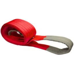 Harrison 5000 Kg (5 Ton) Capacity and 4 m Length Polyester Lifting Belt Webbing Sling, Red-image-58