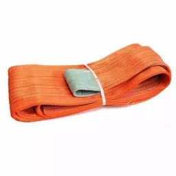 Harrison 10000 Kg (10 Ton) Capacity and 6 m Length Polyester Lifting Belt Webbing Sling, Orange-picture-13