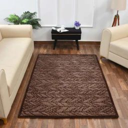 Presto Brown & Beige Polyester Carpet-picture-15