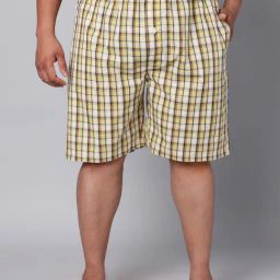 Urban Scottish Multi Cotton Regular fit Checks Boxers-image-55