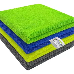 Softspun 40x40 cm 340 GSM Assorted Microfiber Cloth Pack of 4 Pcs-image-78