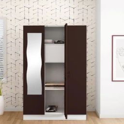 Godrej Interio Slimline 3-Door Steel Almirah, Russet (1-Year Warranty, 1 Locker)-image-81