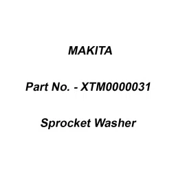 Makita Sprocket Washer for EY401MP, Part No XTM0000031-picture-12