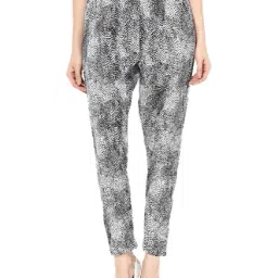 Miss Chase White & Black Relaxed Fit Pants-picture-25