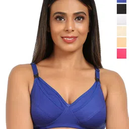 Mine4Nine Pack of 6 Non Padded Maternity Bra - Full Coverage-24