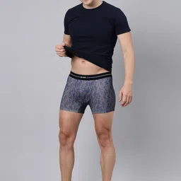 pivot Men Abstract Printed Trunks image 5