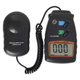 ACETEQ Digital Lux Meter 0 to 50000 Lumens Black, LX-1010B-80