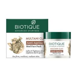 BIOTIQUE Multani Clay Anti-Ageing Mud Face Pack - 75 gm-12