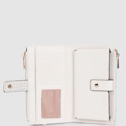 Allen Solly Women Brand Logo Print Two Fold Wallet Wallet With A Wrist Loop image 3