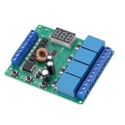 5/12/24V 4CH Relay Module Programmable Trigger Delay Time Motor Positive Reversing Controller DC6-24V-22
