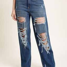 Bene Kleed Women Classic Relaxed Fit High-Rise Highly Distressed Heavy Fade Jeans-image-37