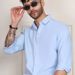 Tanip Spread Collar Regular Fit Cotton Shirt-image-38