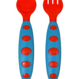 BOXOT IMPEX Ultra Soft Baby Spoon Set for Baby Feeding Non Toxic BPA Free Baby Training Feeding Spoon & Fork Set Easy Grip Handle  (Color may vary)-15