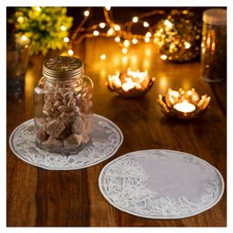 Kolorobia Embroidered French Doily Lotus-image-19