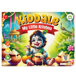 Kiddale My Little Krishna Musical Book | Bilingual Hindi-English Spiritual Sound Book for Kids | Audio Stories, Shlokas, Flute Music | Touch & Learn Mythology Book-27