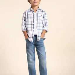 U.S. Polo Assn. Kids Boys Classic Checked Casual Shirt-picture-8