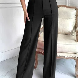 Stylecast X Slyck Button Closure Regular Fit Trouser-image-34