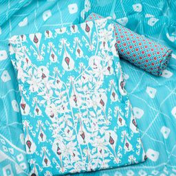SALWAR STUDIO Printed Pure Cotton Unstitched Dress Material-image-65