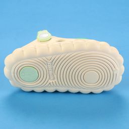 Cute Walk by Babyhug Clogs with Back Strap & Text Applique - Off White image 5