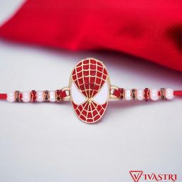 VIVASTRI Spiderman Thread Rakhi-image-11
