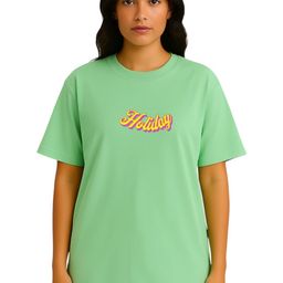 Metronaut Women Graphic Printed Drop-Shoulder Sleeves Pure Cotton T-shirt-image-73