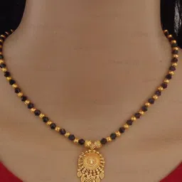 Ramdev Art Fashion Jwellery Gold-Plated Brass Necklace-image-49