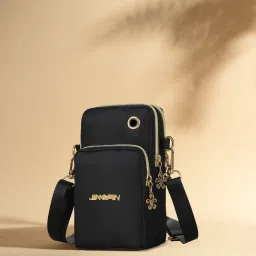 Black Men & Women Sling Bag Small Cross Body Bag, Multifunction 3 Layer Mini Crossbody Shoulder Bag Phone-image-27