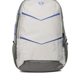 THe VerTicaL Unisex Grey Textured Backpack-20