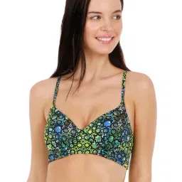 Amante Multicolor Padded Bikini Top-image-17